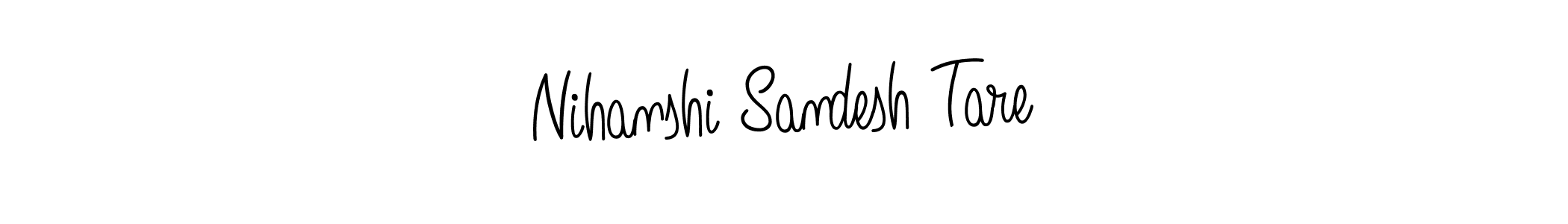It looks lik you need a new signature style for name Nihanshi Sandesh Tare. Design unique handwritten (Angelique-Rose-font-FFP) signature with our free signature maker in just a few clicks. Nihanshi Sandesh Tare signature style 5 images and pictures png