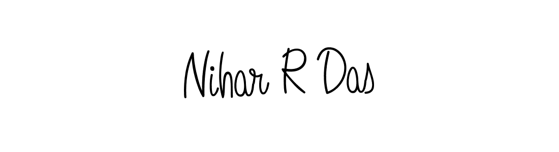 if you are searching for the best signature style for your name Nihar R Das. so please give up your signature search. here we have designed multiple signature styles  using Angelique-Rose-font-FFP. Nihar R Das signature style 5 images and pictures png