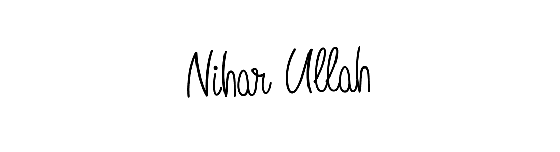 Here are the top 10 professional signature styles for the name Nihar Ullah. These are the best autograph styles you can use for your name. Nihar Ullah signature style 5 images and pictures png