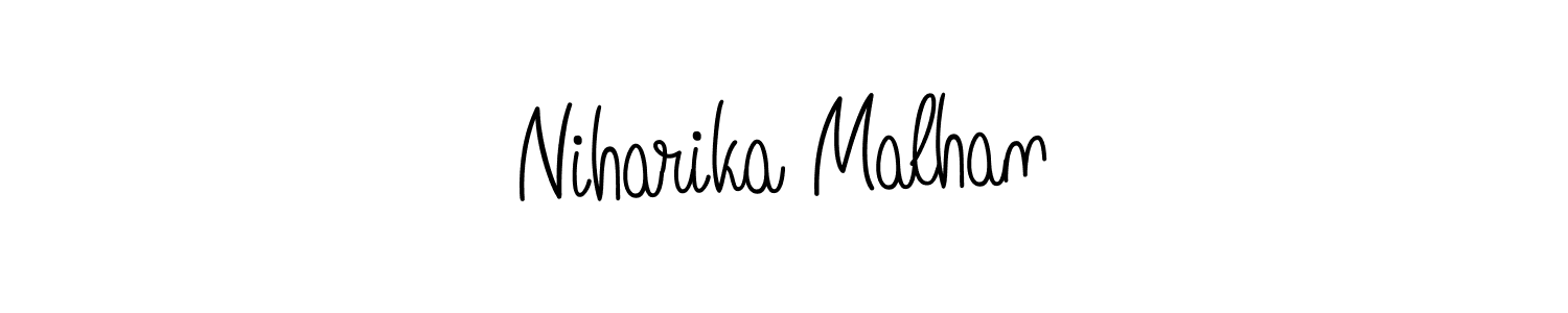 Here are the top 10 professional signature styles for the name Niharika Malhan. These are the best autograph styles you can use for your name. Niharika Malhan signature style 5 images and pictures png