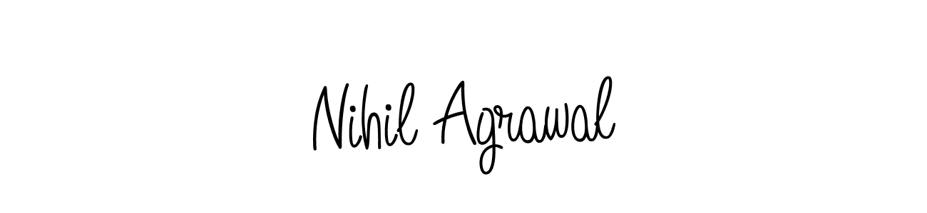 This is the best signature style for the Nihil Agrawal name. Also you like these signature font (Angelique-Rose-font-FFP). Mix name signature. Nihil Agrawal signature style 5 images and pictures png