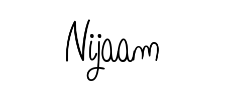The best way (Angelique-Rose-font-FFP) to make a short signature is to pick only two or three words in your name. For converting this name Nijaam. Nijaam signature style 5 images and pictures png
