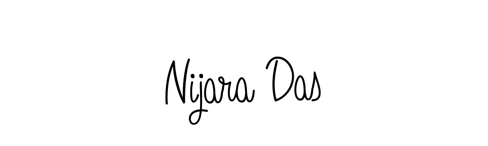 Use a signature maker to create a handwritten signature online. With this signature software, you can design (Angelique-Rose-font-FFP) your own signature for name Nijara Das. Nijara Das signature style 5 images and pictures png