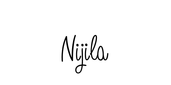 How to Draw Nijila signature style? Angelique-Rose-font-FFP is a latest design signature styles for name Nijila. Nijila signature style 5 images and pictures png