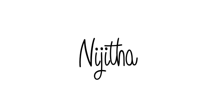 Make a beautiful signature design for name Nijitha. Use this online signature maker to create a handwritten signature for free. Nijitha signature style 5 images and pictures png