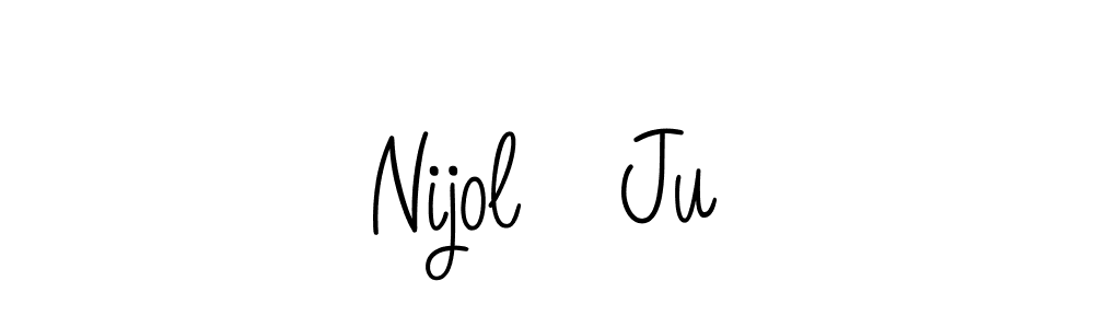 How to make Nijolė Ju signature? Angelique-Rose-font-FFP is a professional autograph style. Create handwritten signature for Nijolė Ju name. Nijolė Ju signature style 5 images and pictures png