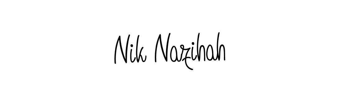 Make a beautiful signature design for name Nik Nazihah. Use this online signature maker to create a handwritten signature for free. Nik Nazihah signature style 5 images and pictures png