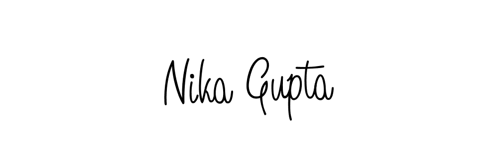 Once you've used our free online signature maker to create your best signature Angelique-Rose-font-FFP style, it's time to enjoy all of the benefits that Nika Gupta name signing documents. Nika Gupta signature style 5 images and pictures png