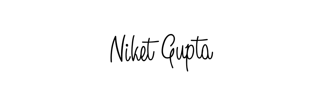 How to Draw Niket Gupta signature style? Angelique-Rose-font-FFP is a latest design signature styles for name Niket Gupta. Niket Gupta signature style 5 images and pictures png