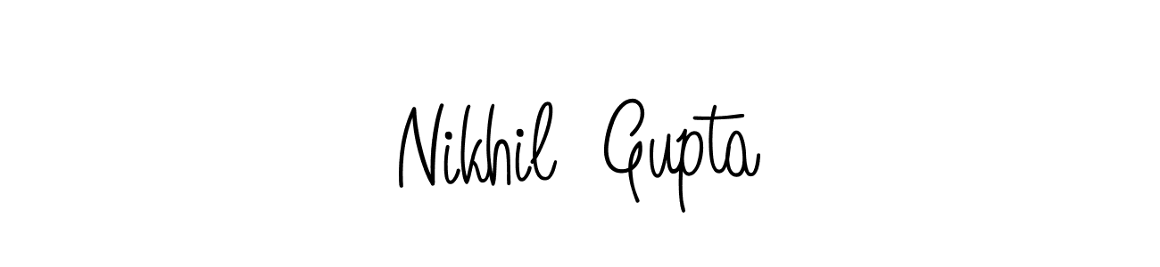 Angelique-Rose-font-FFP is a professional signature style that is perfect for those who want to add a touch of class to their signature. It is also a great choice for those who want to make their signature more unique. Get Nikhil  Gupta name to fancy signature for free. Nikhil  Gupta signature style 5 images and pictures png