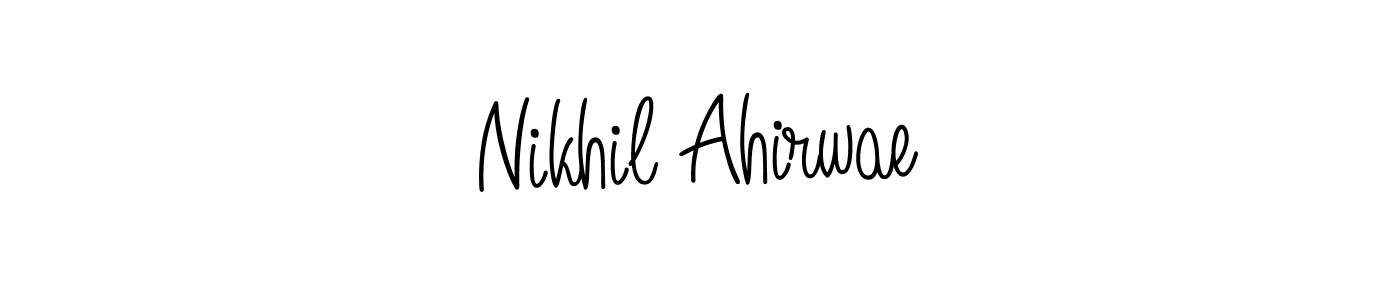 Similarly Angelique-Rose-font-FFP is the best handwritten signature design. Signature creator online .You can use it as an online autograph creator for name Nikhil Ahirwae. Nikhil Ahirwae signature style 5 images and pictures png