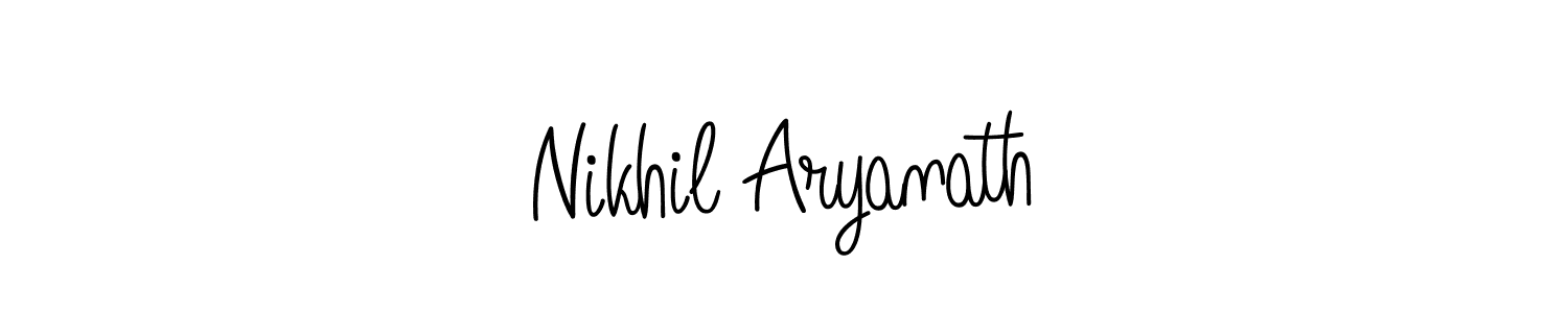 Make a short Nikhil Aryanath signature style. Manage your documents anywhere anytime using Angelique-Rose-font-FFP. Create and add eSignatures, submit forms, share and send files easily. Nikhil Aryanath signature style 5 images and pictures png