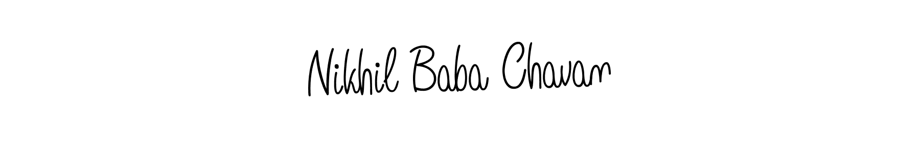 Make a beautiful signature design for name Nikhil Baba Chavan. Use this online signature maker to create a handwritten signature for free. Nikhil Baba Chavan signature style 5 images and pictures png