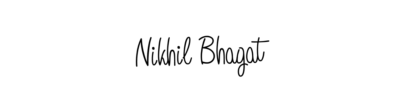 This is the best signature style for the Nikhil Bhagat name. Also you like these signature font (Angelique-Rose-font-FFP). Mix name signature. Nikhil Bhagat signature style 5 images and pictures png