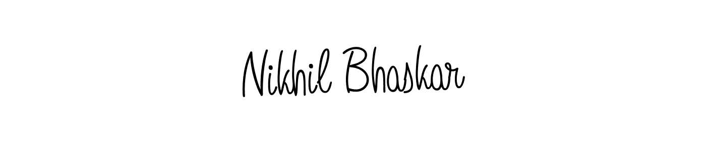 This is the best signature style for the Nikhil Bhaskar name. Also you like these signature font (Angelique-Rose-font-FFP). Mix name signature. Nikhil Bhaskar signature style 5 images and pictures png