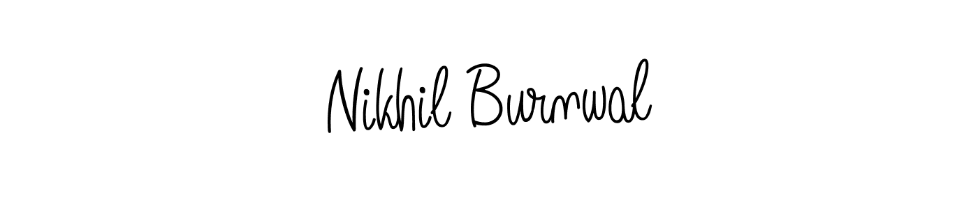if you are searching for the best signature style for your name Nikhil Burnwal. so please give up your signature search. here we have designed multiple signature styles  using Angelique-Rose-font-FFP. Nikhil Burnwal signature style 5 images and pictures png