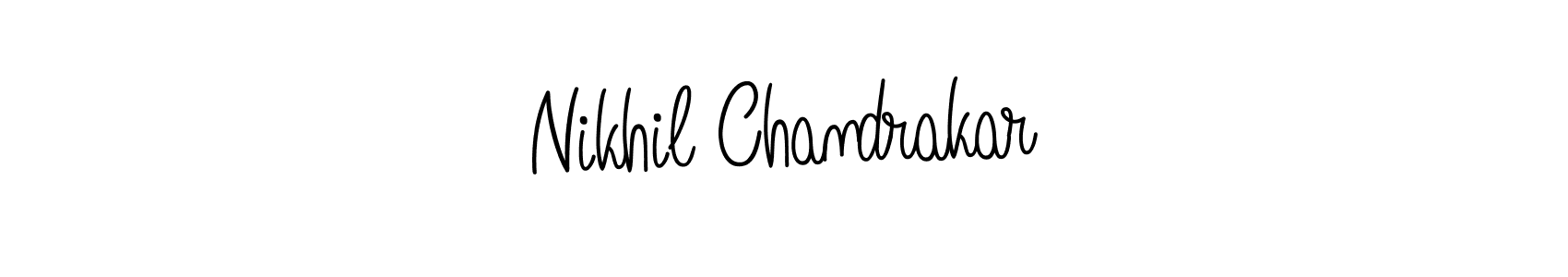 Angelique-Rose-font-FFP is a professional signature style that is perfect for those who want to add a touch of class to their signature. It is also a great choice for those who want to make their signature more unique. Get Nikhil Chandrakar name to fancy signature for free. Nikhil Chandrakar signature style 5 images and pictures png