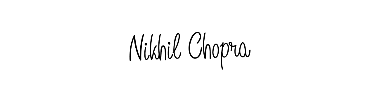 Also we have Nikhil Chopra name is the best signature style. Create professional handwritten signature collection using Angelique-Rose-font-FFP autograph style. Nikhil Chopra signature style 5 images and pictures png