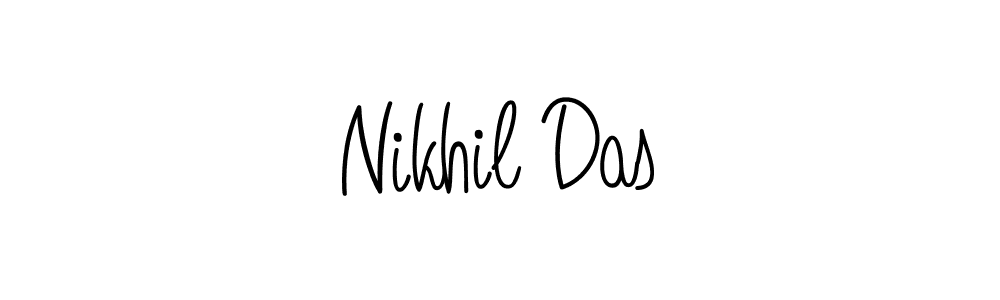 Make a beautiful signature design for name Nikhil Das. With this signature (Angelique-Rose-font-FFP) style, you can create a handwritten signature for free. Nikhil Das signature style 5 images and pictures png