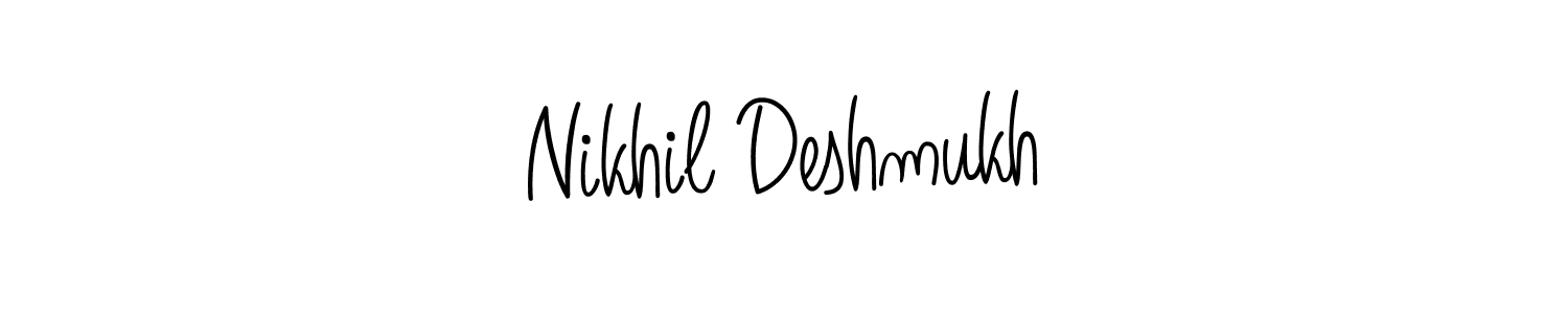 It looks lik you need a new signature style for name Nikhil Deshmukh. Design unique handwritten (Angelique-Rose-font-FFP) signature with our free signature maker in just a few clicks. Nikhil Deshmukh signature style 5 images and pictures png