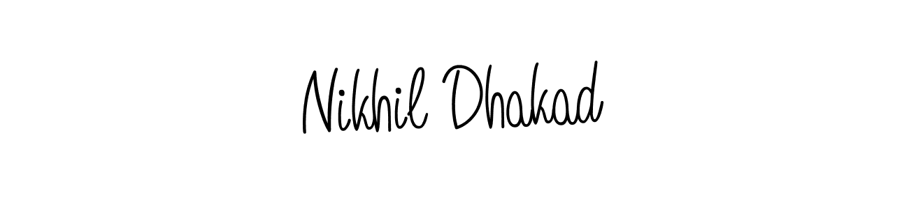 Best and Professional Signature Style for Nikhil Dhakad. Angelique-Rose-font-FFP Best Signature Style Collection. Nikhil Dhakad signature style 5 images and pictures png