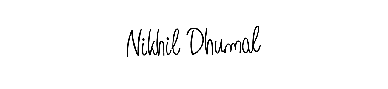 Here are the top 10 professional signature styles for the name Nikhil Dhumal. These are the best autograph styles you can use for your name. Nikhil Dhumal signature style 5 images and pictures png