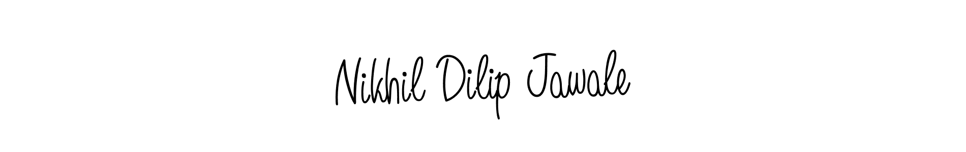 How to Draw Nikhil Dilip Jawale signature style? Angelique-Rose-font-FFP is a latest design signature styles for name Nikhil Dilip Jawale. Nikhil Dilip Jawale signature style 5 images and pictures png