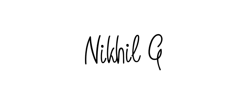 Here are the top 10 professional signature styles for the name Nikhil G. These are the best autograph styles you can use for your name. Nikhil G signature style 5 images and pictures png