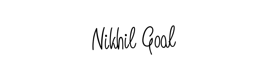 Make a short Nikhil Goal signature style. Manage your documents anywhere anytime using Angelique-Rose-font-FFP. Create and add eSignatures, submit forms, share and send files easily. Nikhil Goal signature style 5 images and pictures png