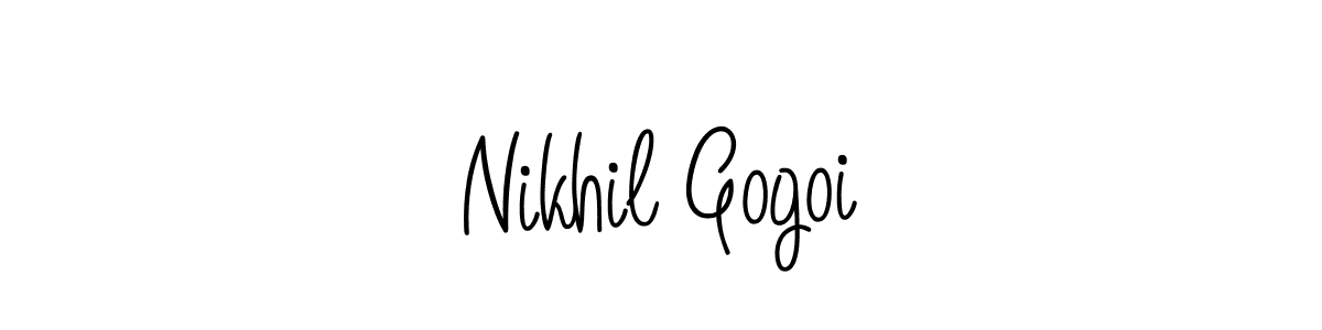Make a beautiful signature design for name Nikhil Gogoi. Use this online signature maker to create a handwritten signature for free. Nikhil Gogoi signature style 5 images and pictures png