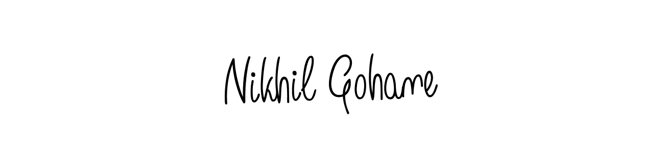 Make a beautiful signature design for name Nikhil Gohane. Use this online signature maker to create a handwritten signature for free. Nikhil Gohane signature style 5 images and pictures png