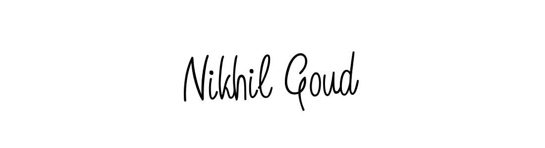 Angelique-Rose-font-FFP is a professional signature style that is perfect for those who want to add a touch of class to their signature. It is also a great choice for those who want to make their signature more unique. Get Nikhil Goud name to fancy signature for free. Nikhil Goud signature style 5 images and pictures png