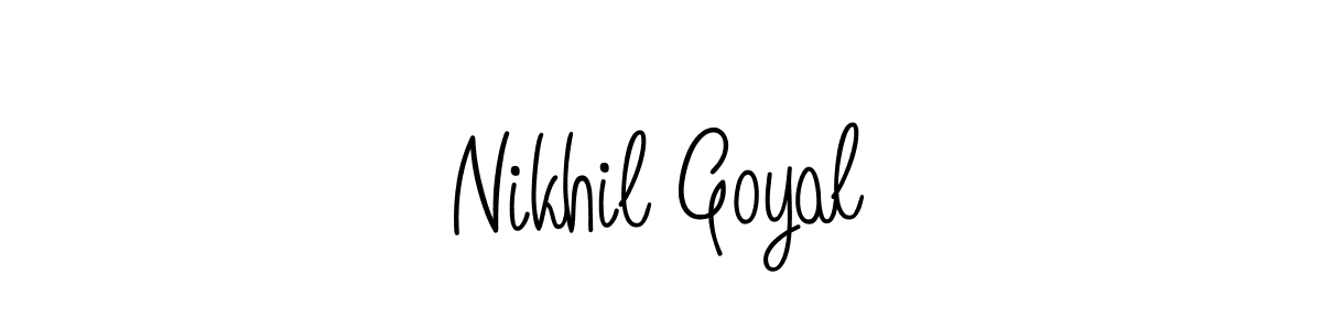 It looks lik you need a new signature style for name Nikhil Goyal. Design unique handwritten (Angelique-Rose-font-FFP) signature with our free signature maker in just a few clicks. Nikhil Goyal signature style 5 images and pictures png