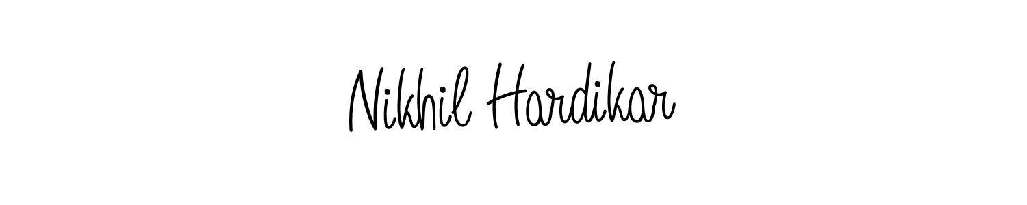 This is the best signature style for the Nikhil Hardikar name. Also you like these signature font (Angelique-Rose-font-FFP). Mix name signature. Nikhil Hardikar signature style 5 images and pictures png