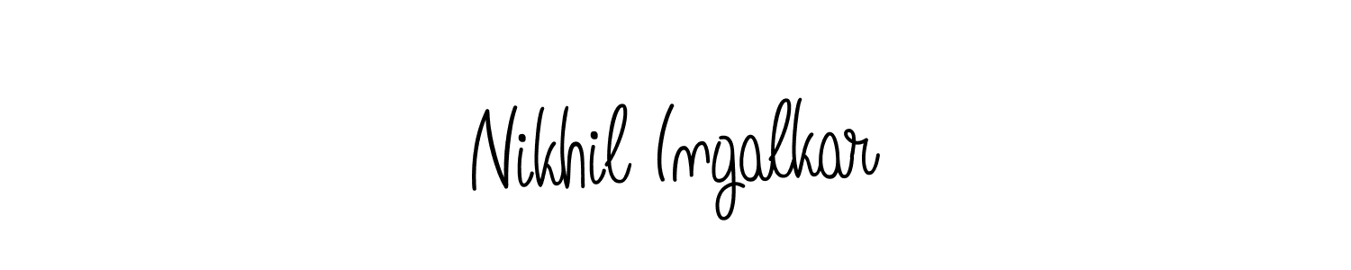 Also You can easily find your signature by using the search form. We will create Nikhil Ingalkar name handwritten signature images for you free of cost using Angelique-Rose-font-FFP sign style. Nikhil Ingalkar signature style 5 images and pictures png