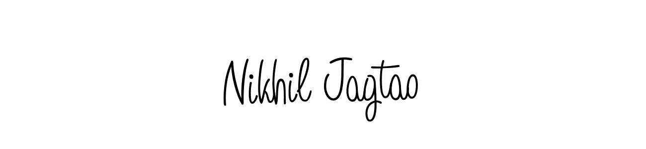 This is the best signature style for the Nikhil Jagtao name. Also you like these signature font (Angelique-Rose-font-FFP). Mix name signature. Nikhil Jagtao signature style 5 images and pictures png