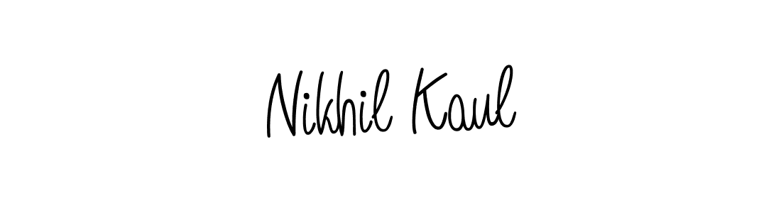 if you are searching for the best signature style for your name Nikhil Kaul. so please give up your signature search. here we have designed multiple signature styles  using Angelique-Rose-font-FFP. Nikhil Kaul signature style 5 images and pictures png