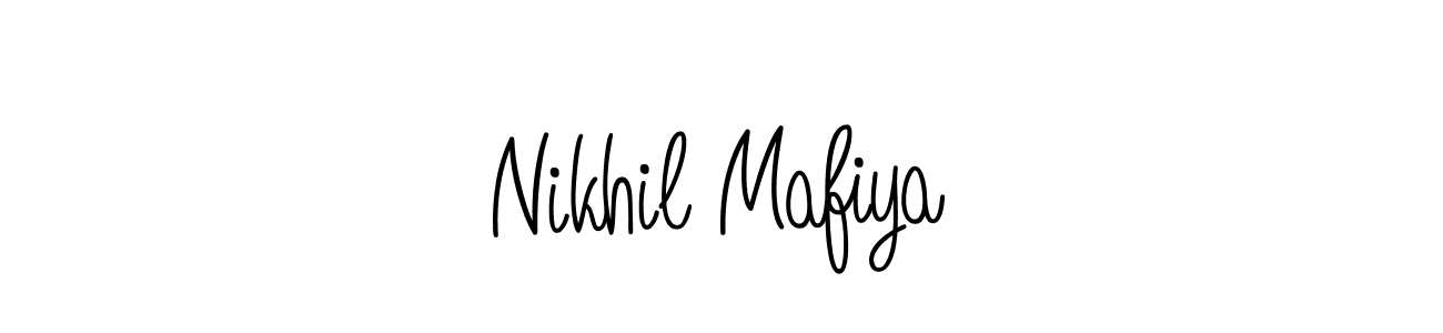 Best and Professional Signature Style for Nikhil Mafiya. Angelique-Rose-font-FFP Best Signature Style Collection. Nikhil Mafiya signature style 5 images and pictures png