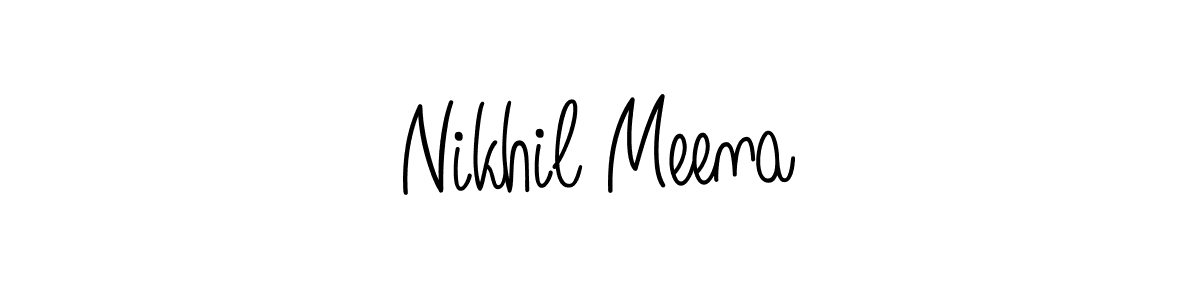 It looks lik you need a new signature style for name Nikhil Meena. Design unique handwritten (Angelique-Rose-font-FFP) signature with our free signature maker in just a few clicks. Nikhil Meena signature style 5 images and pictures png