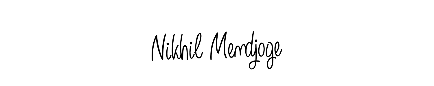 Best and Professional Signature Style for Nikhil Mendjoge. Angelique-Rose-font-FFP Best Signature Style Collection. Nikhil Mendjoge signature style 5 images and pictures png