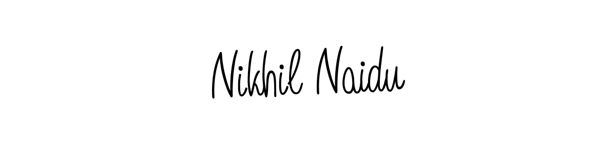 This is the best signature style for the Nikhil Naidu name. Also you like these signature font (Angelique-Rose-font-FFP). Mix name signature. Nikhil Naidu signature style 5 images and pictures png
