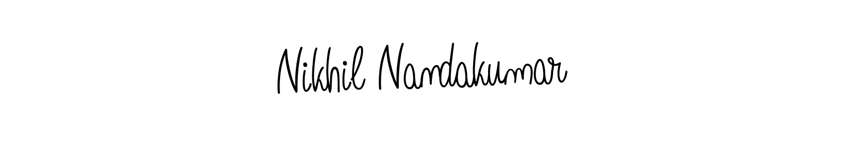 You can use this online signature creator to create a handwritten signature for the name Nikhil Nandakumar. This is the best online autograph maker. Nikhil Nandakumar signature style 5 images and pictures png