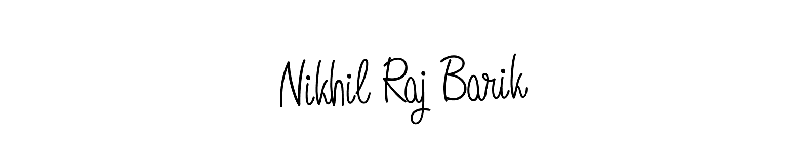 Similarly Angelique-Rose-font-FFP is the best handwritten signature design. Signature creator online .You can use it as an online autograph creator for name Nikhil Raj Barik. Nikhil Raj Barik signature style 5 images and pictures png