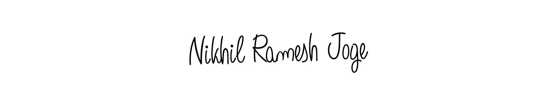 Here are the top 10 professional signature styles for the name Nikhil Ramesh Joge. These are the best autograph styles you can use for your name. Nikhil Ramesh Joge signature style 5 images and pictures png