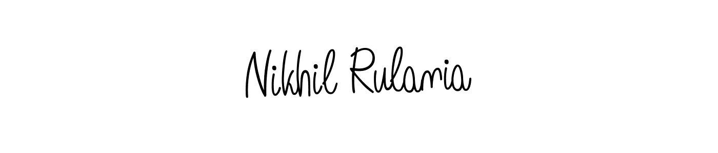 Similarly Angelique-Rose-font-FFP is the best handwritten signature design. Signature creator online .You can use it as an online autograph creator for name Nikhil Rulania. Nikhil Rulania signature style 5 images and pictures png