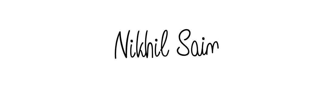 Check out images of Autograph of Nikhil Sain name. Actor Nikhil Sain Signature Style. Angelique-Rose-font-FFP is a professional sign style online. Nikhil Sain signature style 5 images and pictures png