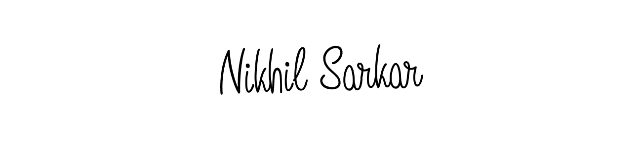 Angelique-Rose-font-FFP is a professional signature style that is perfect for those who want to add a touch of class to their signature. It is also a great choice for those who want to make their signature more unique. Get Nikhil Sarkar name to fancy signature for free. Nikhil Sarkar signature style 5 images and pictures png