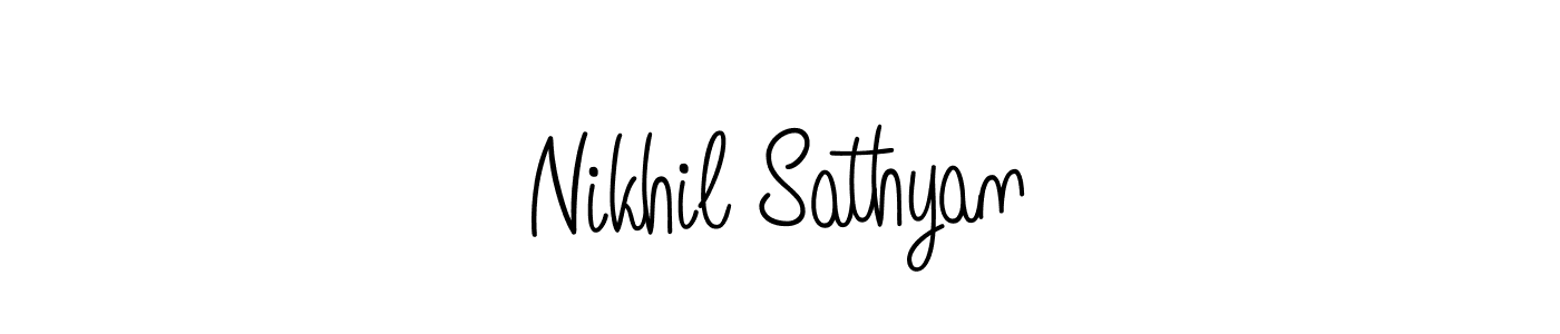 Also You can easily find your signature by using the search form. We will create Nikhil Sathyan name handwritten signature images for you free of cost using Angelique-Rose-font-FFP sign style. Nikhil Sathyan signature style 5 images and pictures png