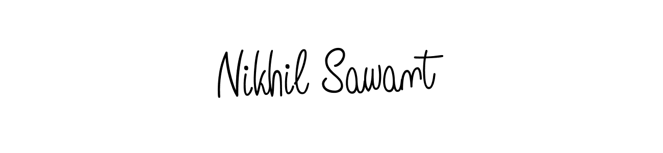 Make a beautiful signature design for name Nikhil Sawant. Use this online signature maker to create a handwritten signature for free. Nikhil Sawant signature style 5 images and pictures png