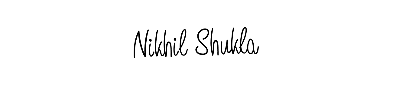 Nikhil Shukla stylish signature style. Best Handwritten Sign (Angelique-Rose-font-FFP) for my name. Handwritten Signature Collection Ideas for my name Nikhil Shukla. Nikhil Shukla signature style 5 images and pictures png